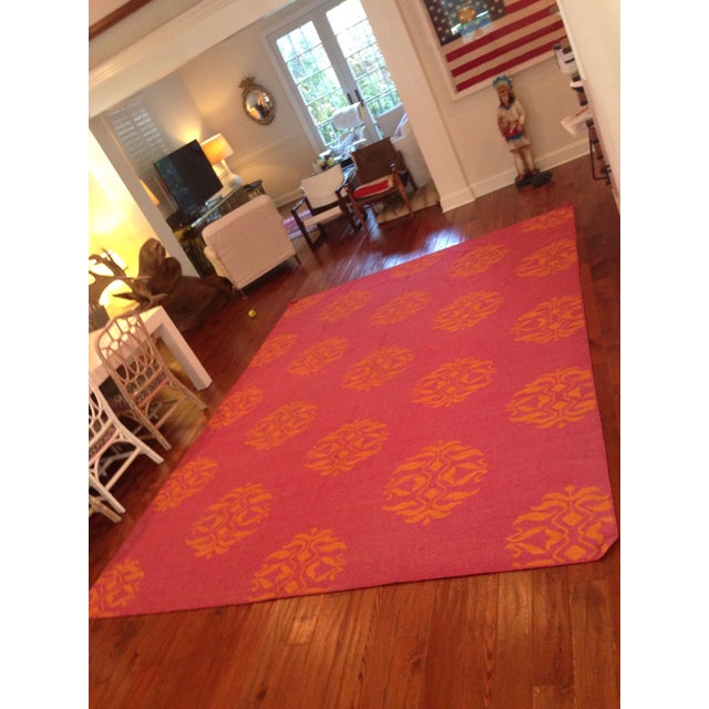 Jaipur Flat Weave Rug 9" X 12" Chairish