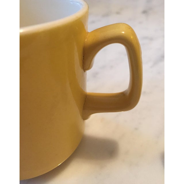 Vintage Sunny Yellow Coffee Mugs Set of 4 Chairish