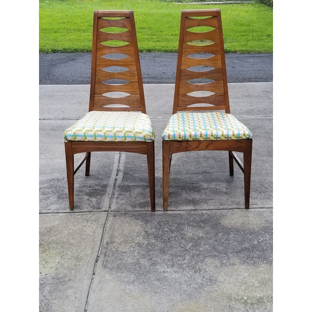 Mid-Century Modern Kent Coffey Perspecta Style Ladder Back ...