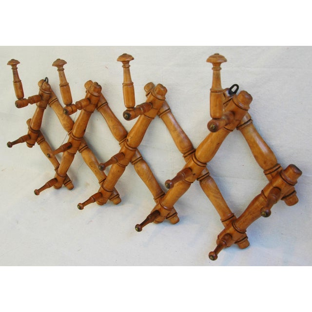 19thC. French Expanding Hat & Coat Rack Chairish