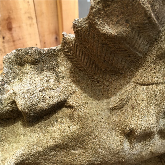 Antique Concrete Indian Chief Lawn Statue Chairish