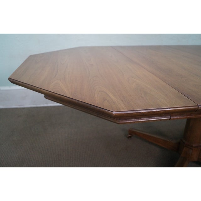 Thomasville MidCentury Pedestal Base Dining Table Chairish
