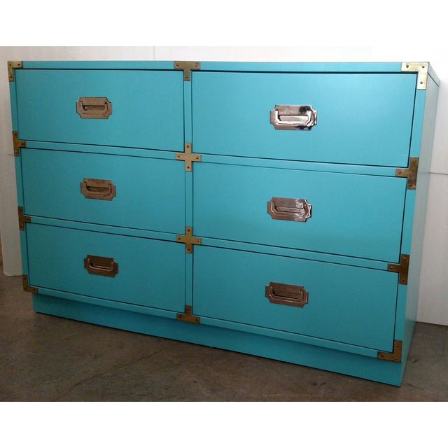 Vintage Campaign Bernhardt Dresser Chairish