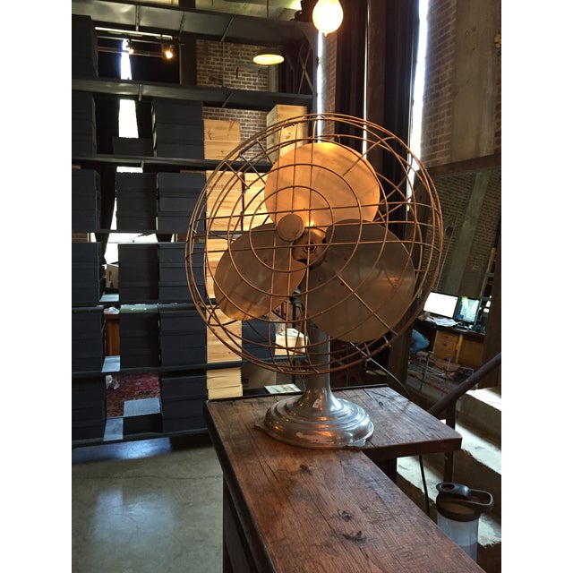 Vintage Large Metal Fan Chairish