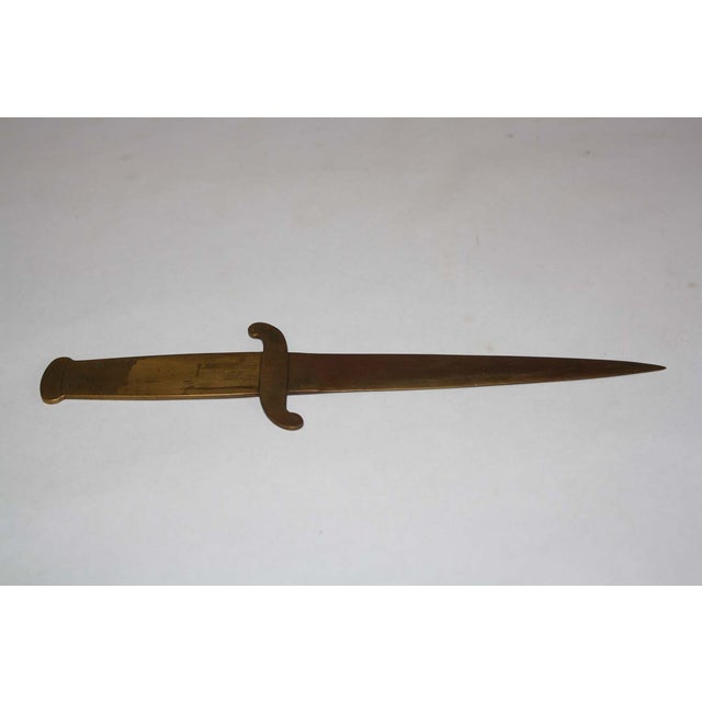 Vintage Brass Sword Letter Opener Chairish