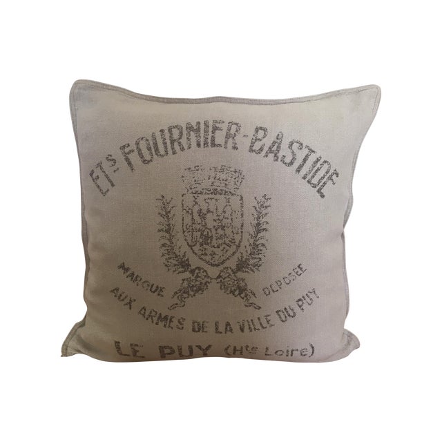 Restoration Hardware French Linen Throw Pillow Chairish