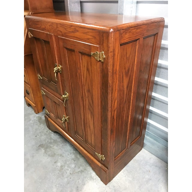 Antique Solid Wood Ice Chest Chairish