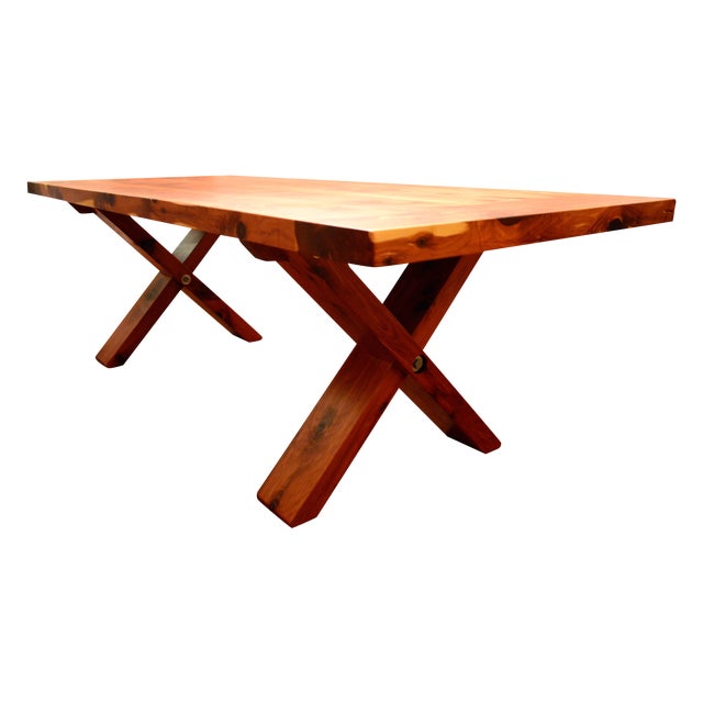 Farmhouse XBase Cedar Dining Table Chairish