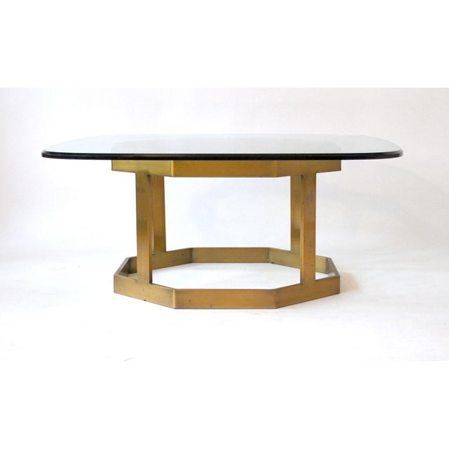 Milo Baughman Brass Coffee Table Base Chairish