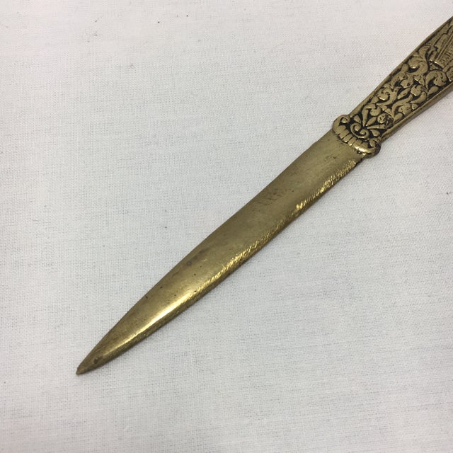 Vintage Brass Letter Opener Chairish