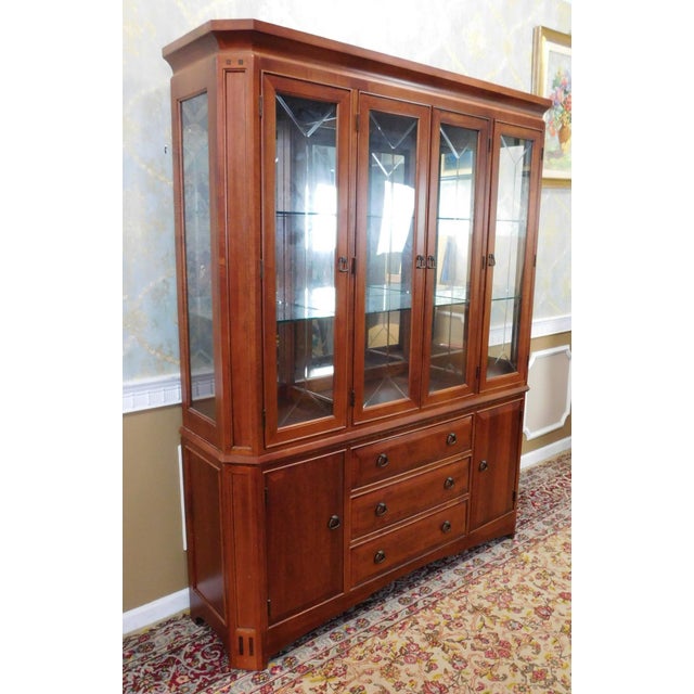 Thomasville Furniture Cherry Mission Style China Chairish