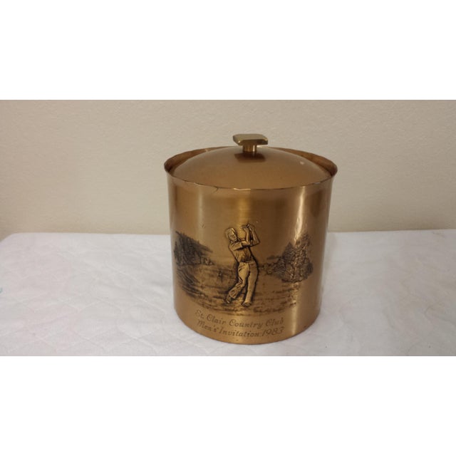 1983 Wendell August Bronze Ice Bucket Chairish