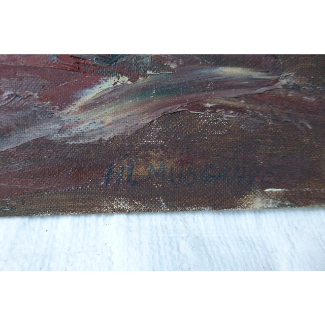 h.l. Musgrave MidCentury Atlantic Ocean Painting Chairish