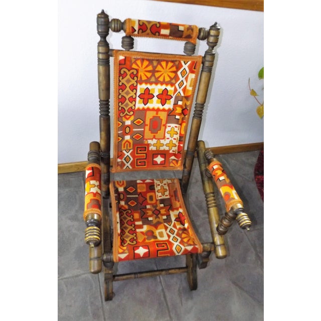 Vintage Platform Spring Rocking Chair Chairish