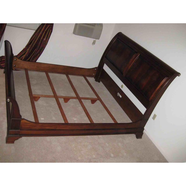 Ethan Allen King Sleigh Bed Chairish
