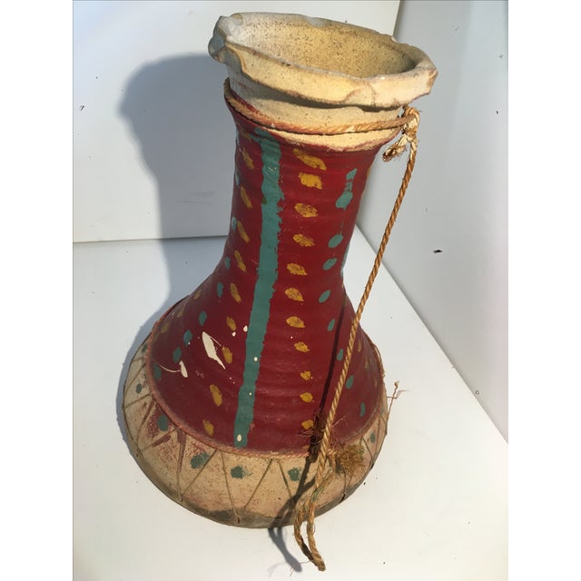 Antique Doumbek Ceramic Drum With Arabic Script Chairish