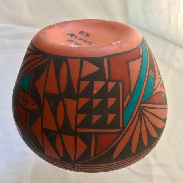 Native American Polychrome New Mexico Pottery Signed Chairish