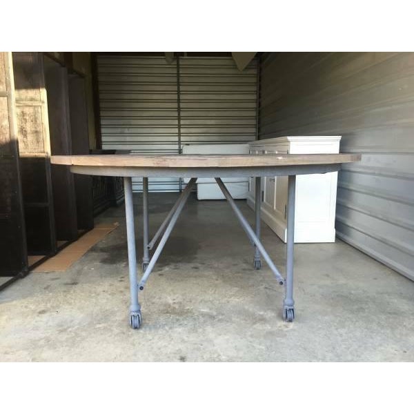 Restoration Hardware Round Dining Table Chairish