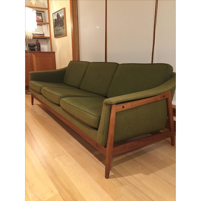 MidCentury Modern Green Dux Sofa Chairish