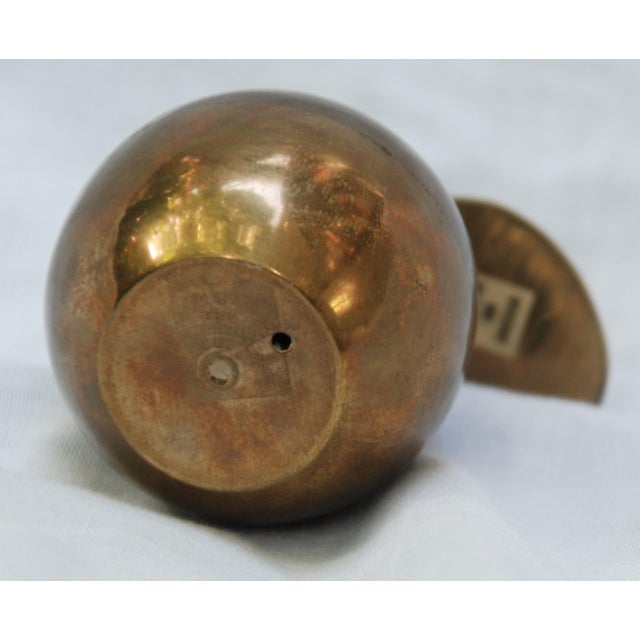 Vintage Brass Apple Paperweight Chairish