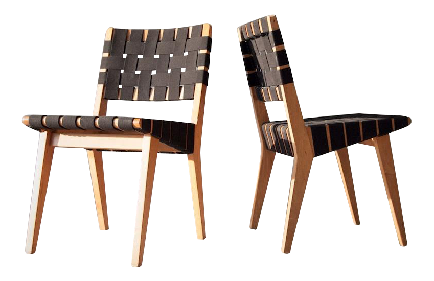Vintage Jens Risom Chairs - A Pair