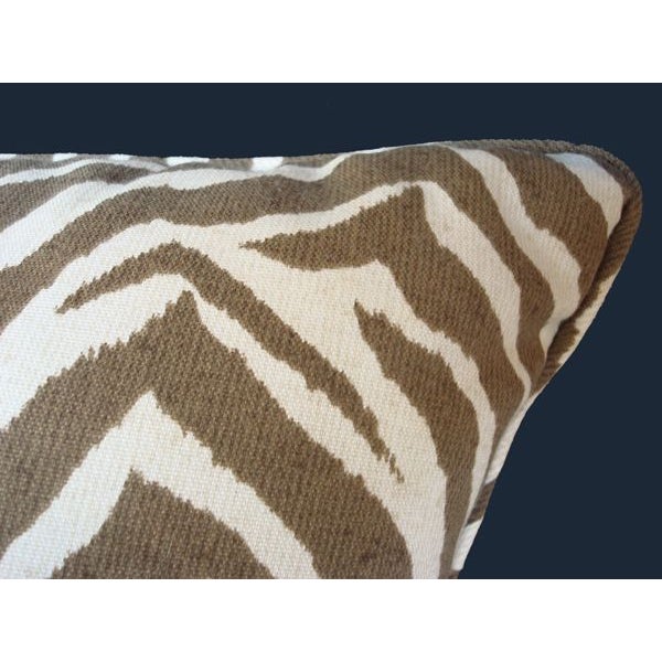 Outdoor Zebra Print Pillow Chairish