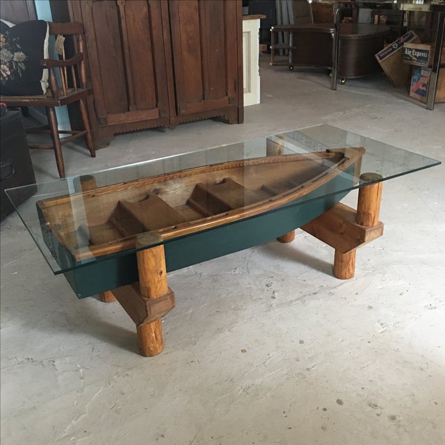 Row Boat Coffee Table | Chairish