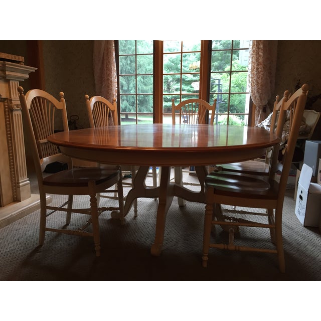 Ethan Allen French Country Dining Set Chairish
