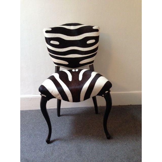 Antique Chairs Upholstered in Edelman Zebra Hide Chairish