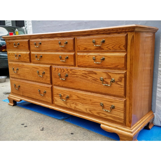 Pennsylvania House Solid Oak Dresser with Mirror Chairish Pennsylvania House Solid Oak Dresser with Mirror Chairish