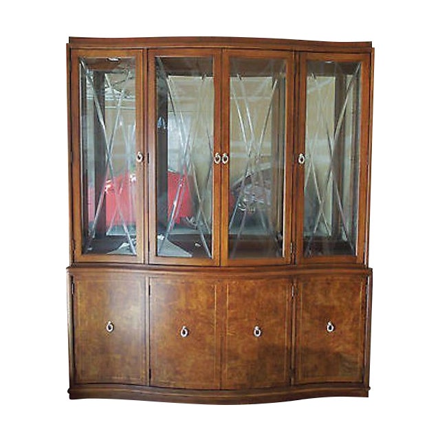 Thomasville Lighted Solid Wood China Chairish