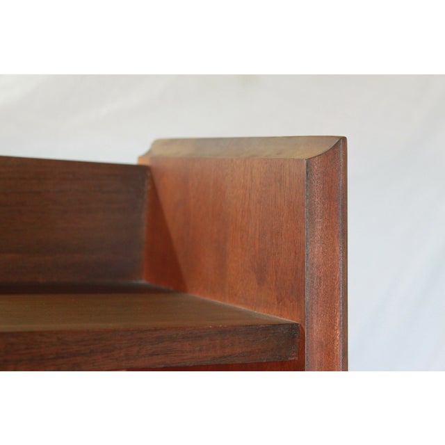 MidCentury Modern Slanted Bookcase Bookshelf Chairish