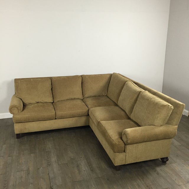 Henredon Two Piece Sectional Sofa Chairish