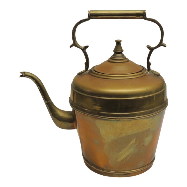 Vintage Moroccan Brass Tea Kettle Chairish