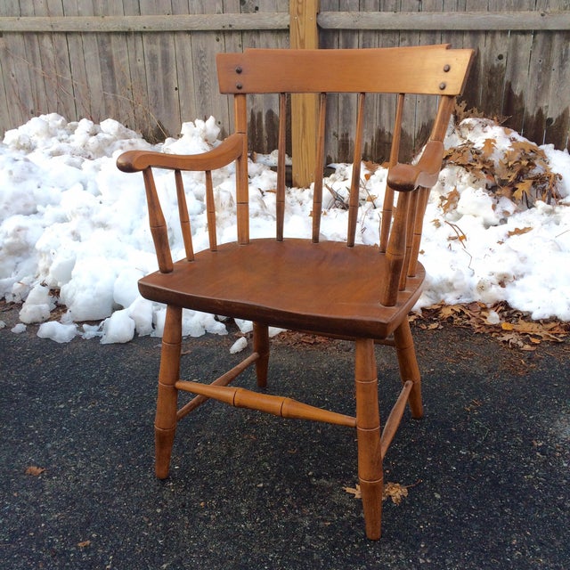 Heywood Wakefield Wood Dining Chairs Set of 10 Chairish