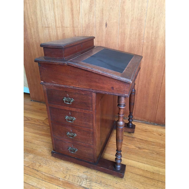 1870's English Antique Ship Captain Desk Chairish