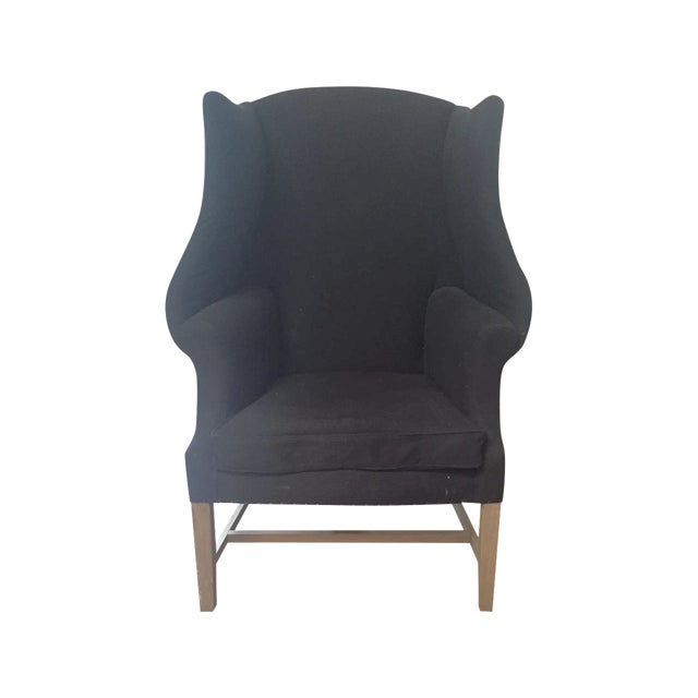 Restoration Hardware Wingback Chair Chairish