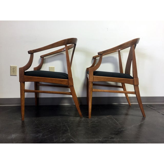 Midcentury Modern Tamerlane by Thomasville Dining Armchairs A Pair Chairish