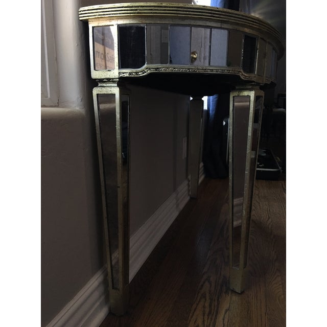 Z Gallerie Mirrored Console Table Chairish