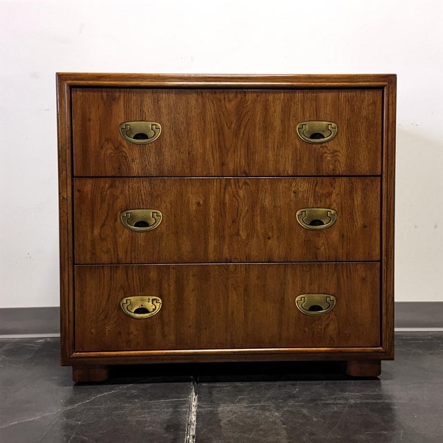 Vintage Drexel Passage Campaign Style Bachelor Chest Chairish