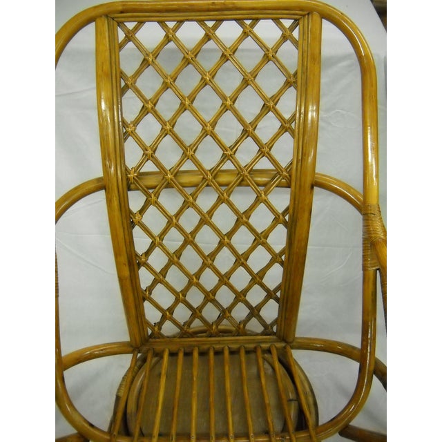 Swivel Bamboo Chair Chairish
