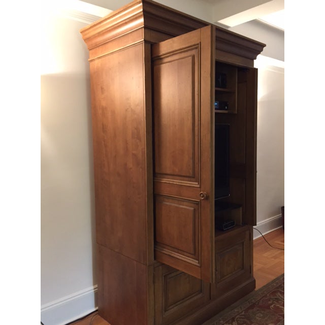 Ethan Allen Entertainment Center | Chairish