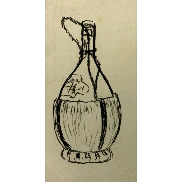 1930's Wine & Decanter Drawing Chairish
