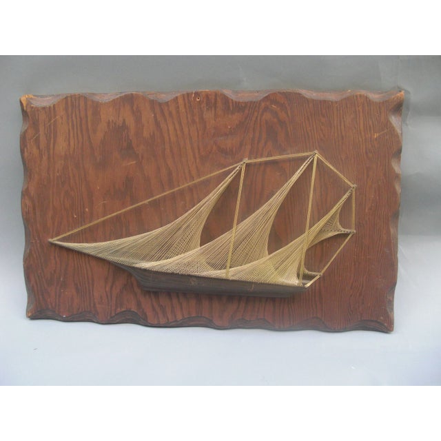 Home Decor Decorative Objects Vintage Sailboat String Wall Art