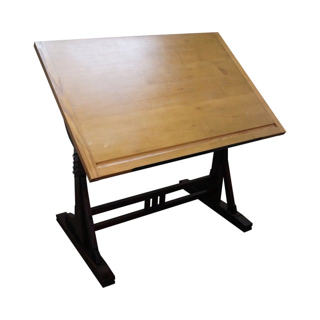 Restoration Hardware 1920s French Drafting Table Chairish