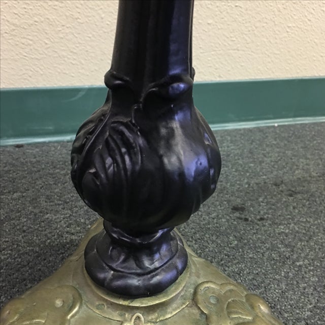 Antique Cast Iron & Velvet Piano Stool Chairish