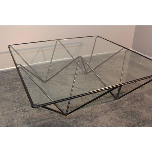 Geometric Brass & Glass Coffee Table Chairish
