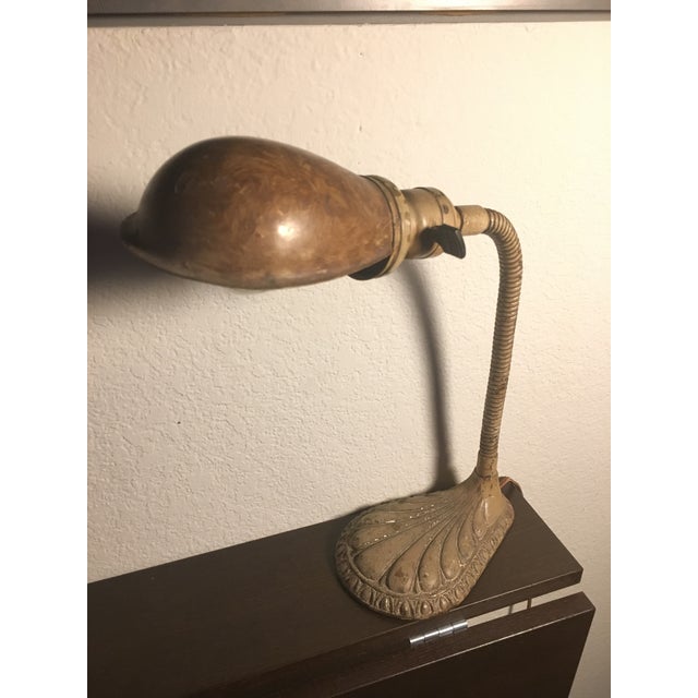 Vintage Hubbell er Clamshell Desk Lamp Light Fixture Chairish