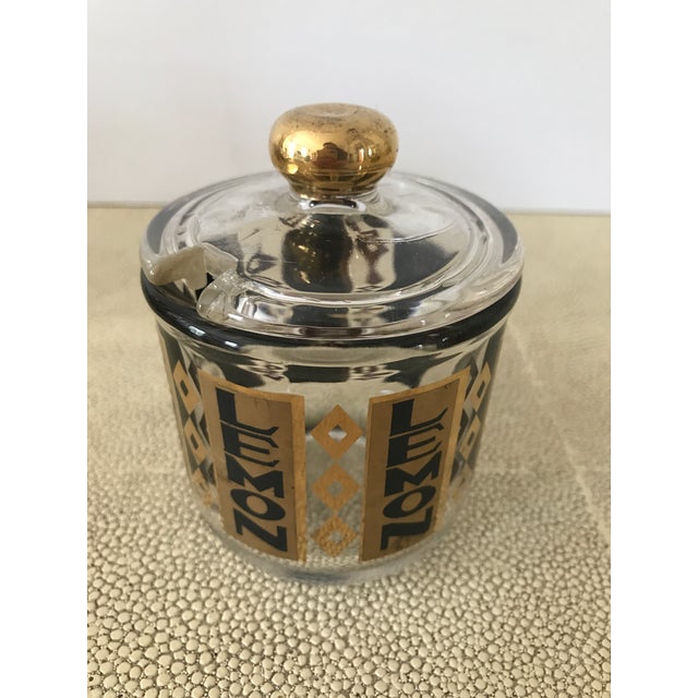 MidCentury Modern Cocktail Garnish Jars Set of 4 Chairish