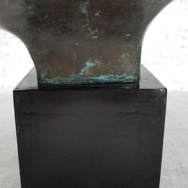 Vintage Bronze Sculpture of David Bust Chairish